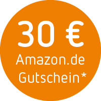 Münchener Verein Amazon Gutscheinaktion - Störer in orange